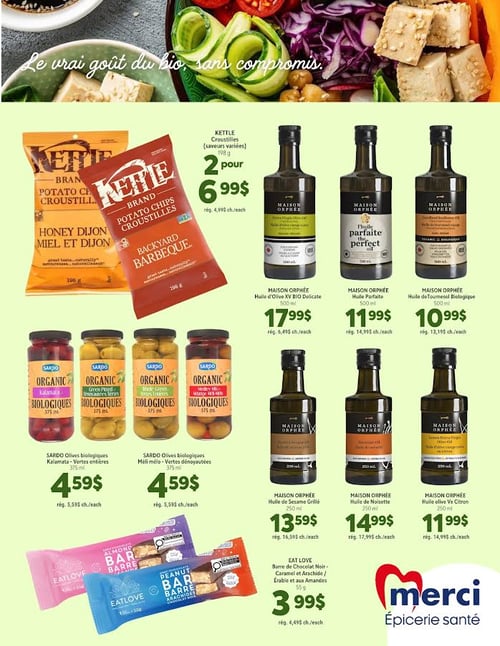 Circulaire Les Aliments Merci Épiceries Santé - Page 3