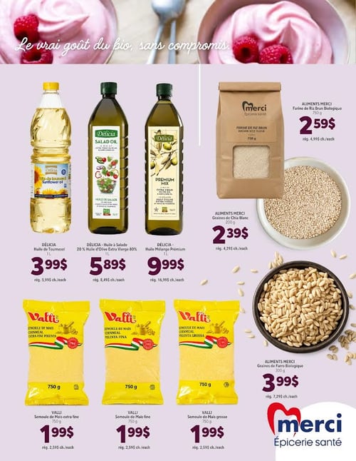 Circulaire Les Aliments Merci Épiceries Santé - Page 4