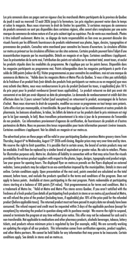 Circulaire Metro - Page 22