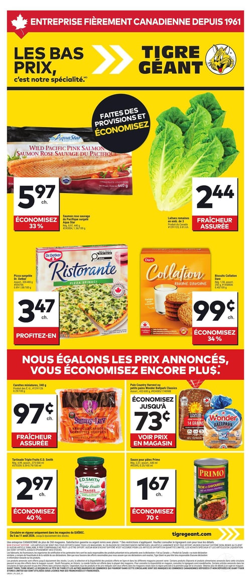 Circulaire Tigre Géant - Page 1