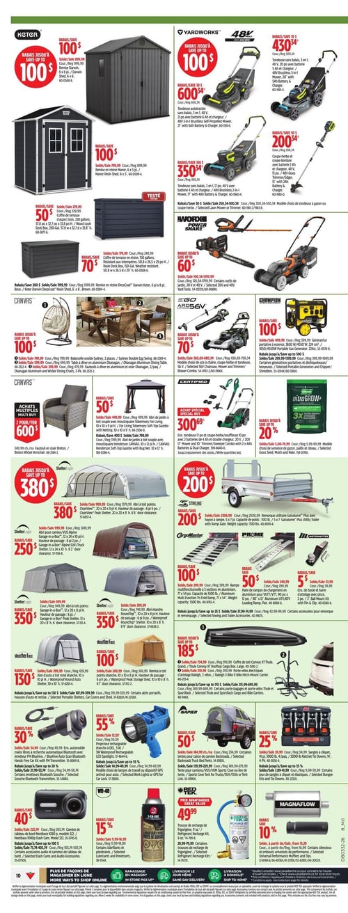 Circulaire Canadian Tire - Page 10