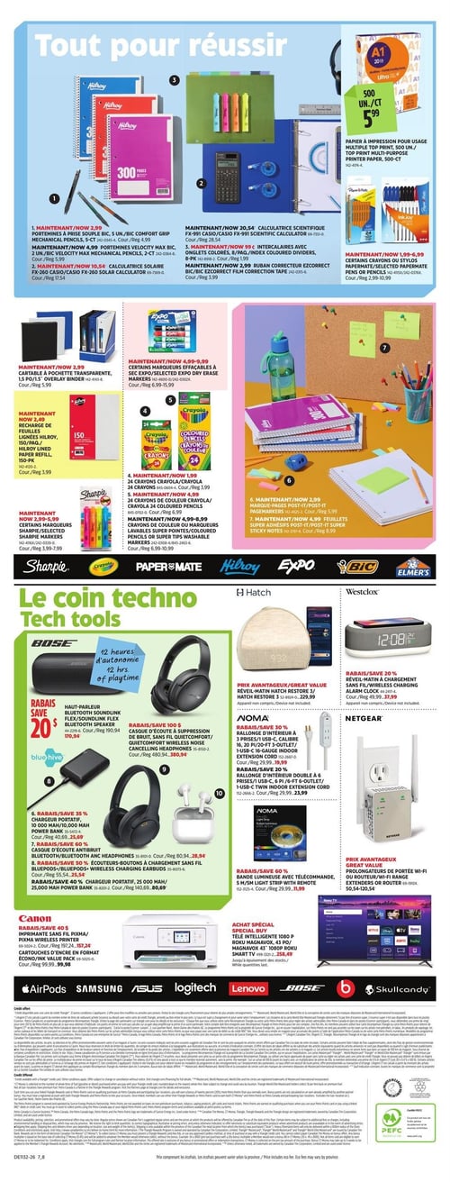 Circulaire Canadian Tire - Retour en Classe - Page 15