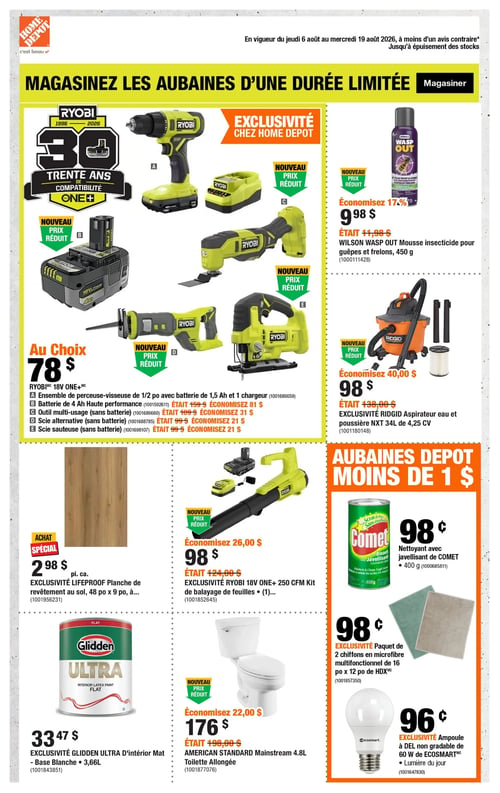 Circulaire Home Depot - Page 1