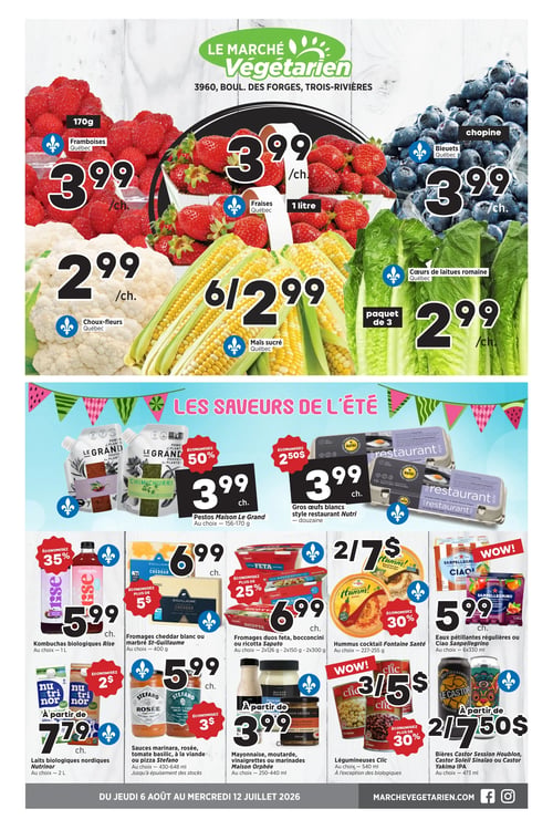 Circulaire Marché Végétarien - Page 1