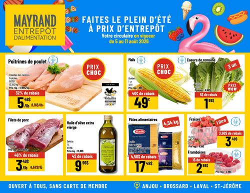 Circulaire Mayrand Entrepôt D'alimentation - Page 1