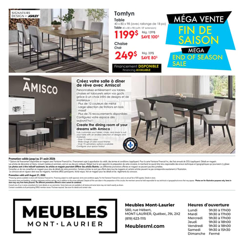 Circulaire Meubles Mont-Laurier - Page 4