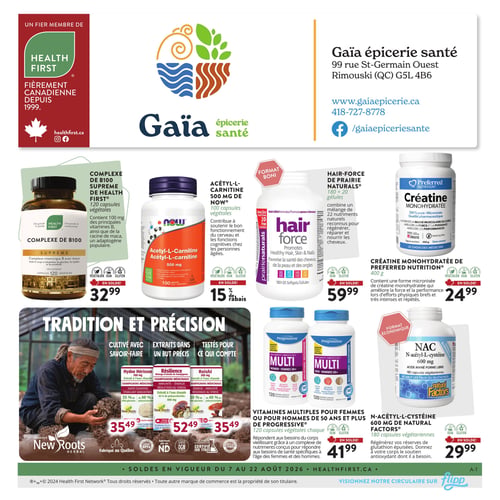 Circulaire Gaïa Épicerie Santé - Page 1