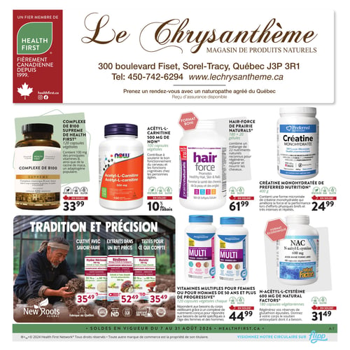 Circulaire Le Chrysanthème - Page 1