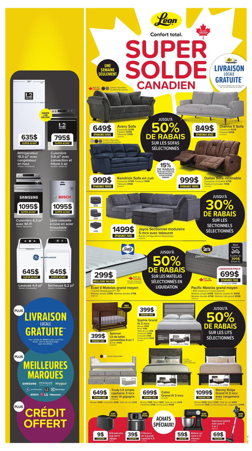 Circulaire Meubles Léon - Page 1