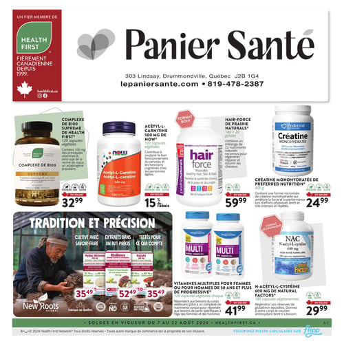Circulaire Panier Santé - Page 1