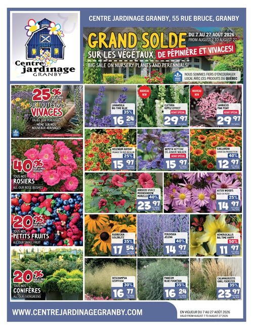 Circulaire Centre Jardinage Granby - Page 1