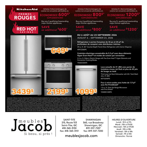 Circulaire ​Meubles Jacob - Offres Exceptionnels d'Été - Page 4