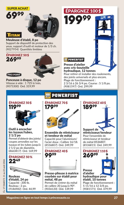 Circulaire Princess Auto - Page 34
