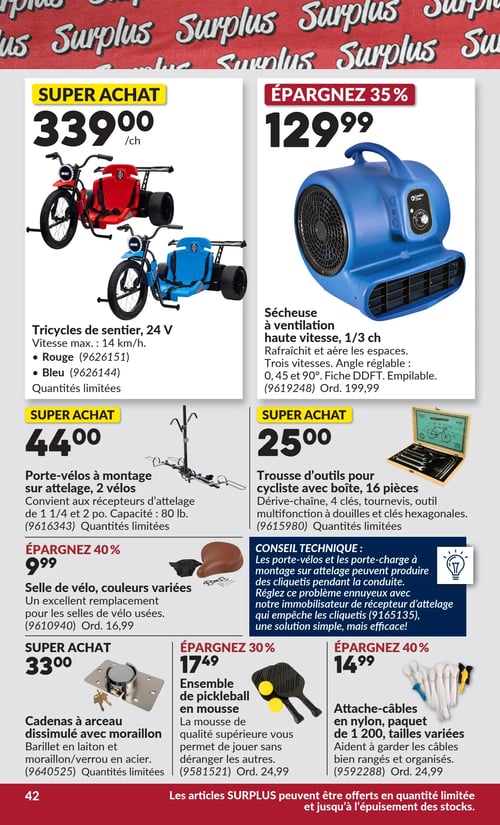 Circulaire Princess Auto - Page 49