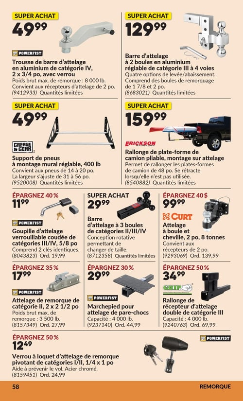 Circulaire Princess Auto - Page 65
