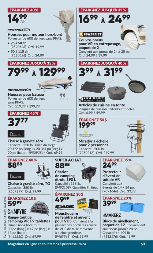 Circulaire Princess Auto - Page 70