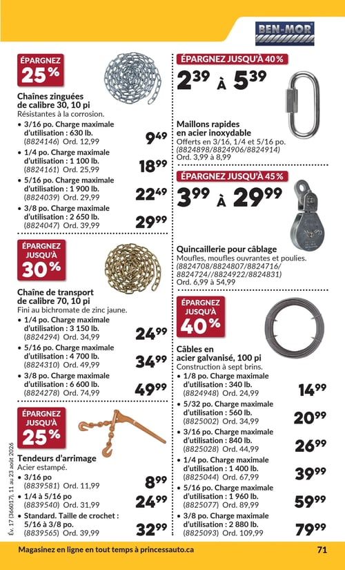Circulaire Princess Auto - Page 78
