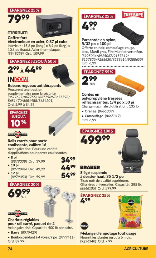 Circulaire Princess Auto - Page 81