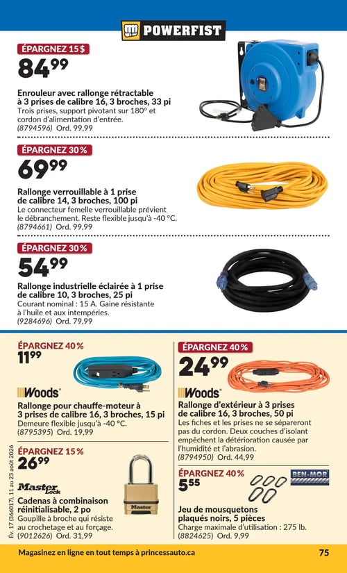 Circulaire Princess Auto - Page 82