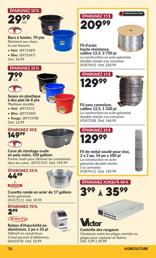 Circulaire Princess Auto - Page 83