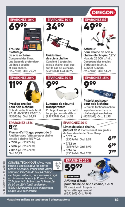 Circulaire Princess Auto - Page 90