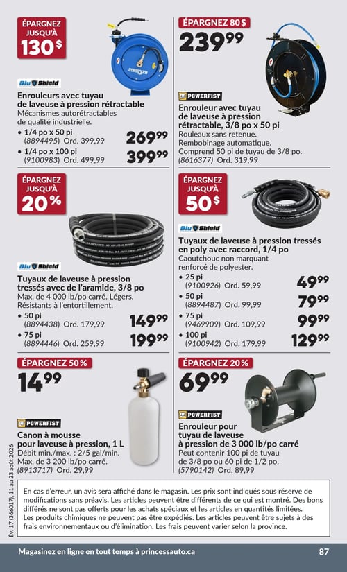 Circulaire Princess Auto - Page 94
