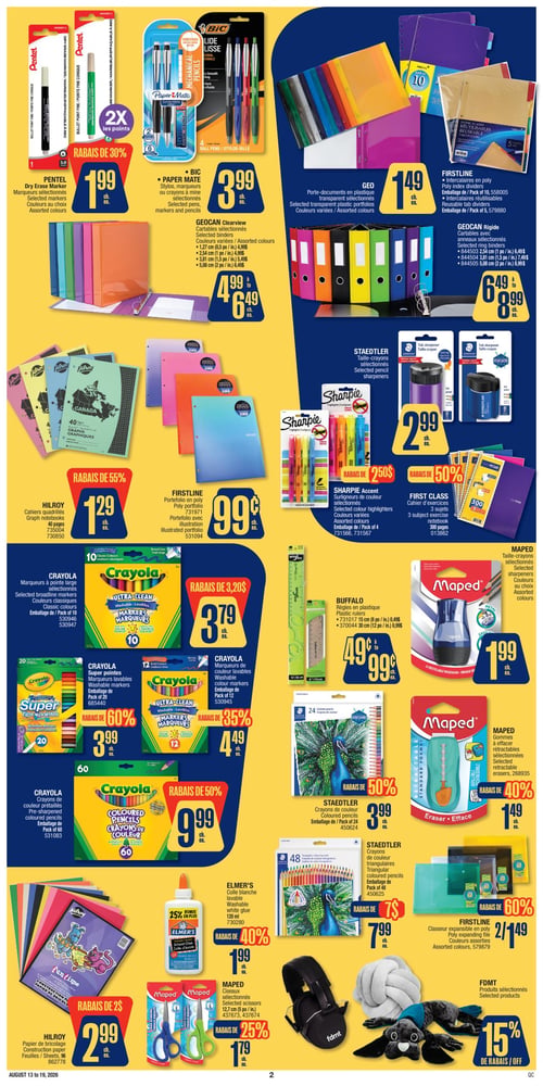 Circulaire Jean Coutu - Rentrée Scolaire - Page 2
