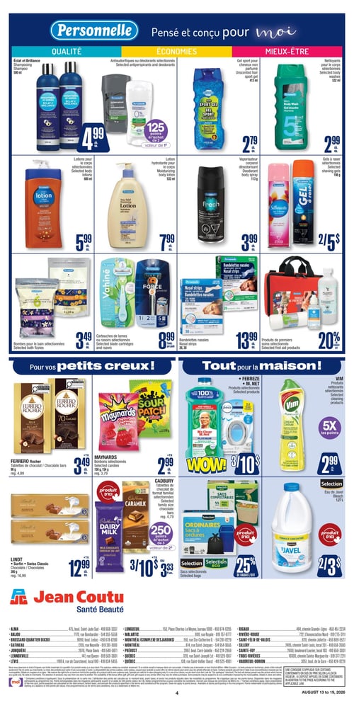Circulaire Jean Coutu - Santé Beauté - Page 4