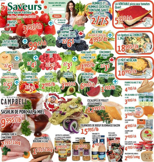 Circulaire Marché Le 5 Saveurs - Page 1