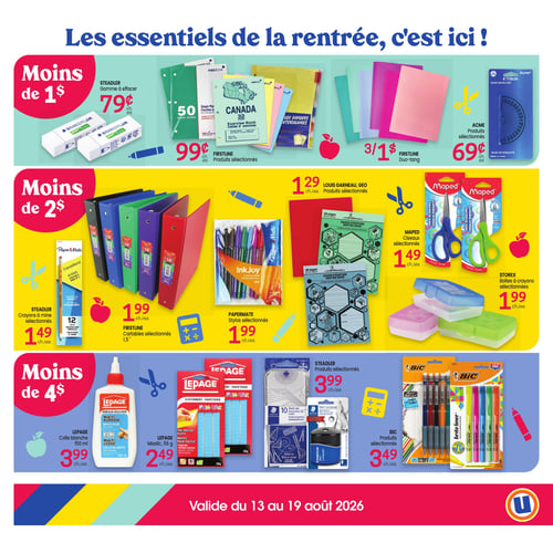 Circulaire Uniprix - Rentrée Scolaire - Page 4