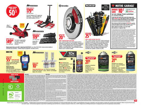Circulaire Canadian Tire - Page 33