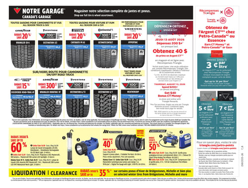 Circulaire Canadian Tire - Page 34