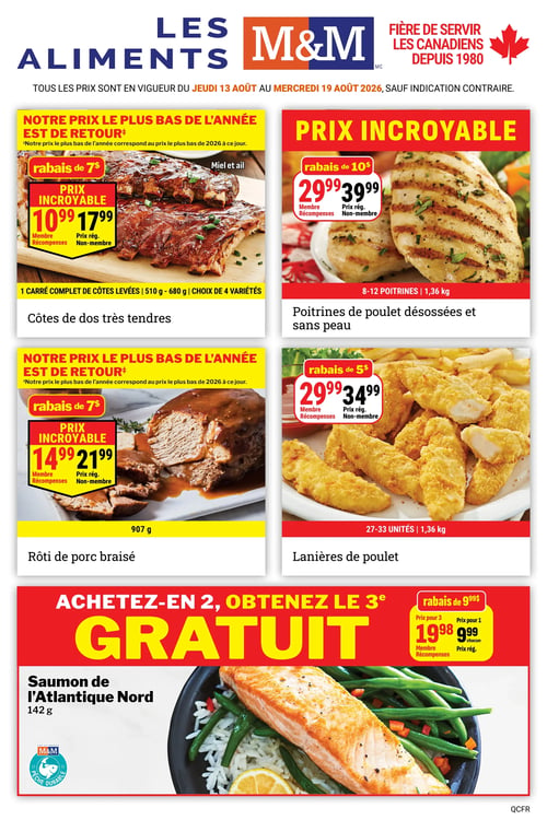Circulaire Les Aliments M&M - Page 1