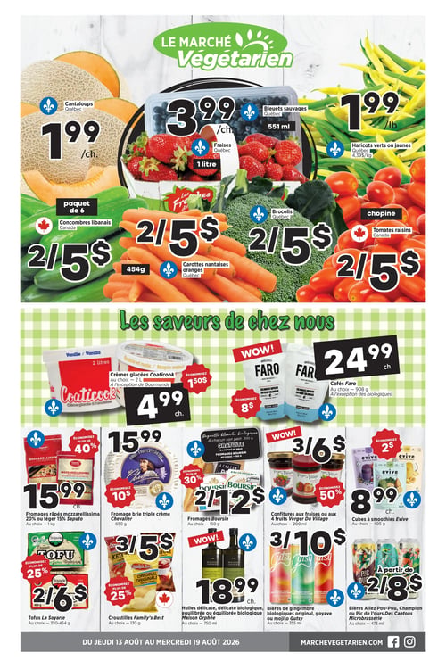 Circulaire Marché Végétarien - Page 1