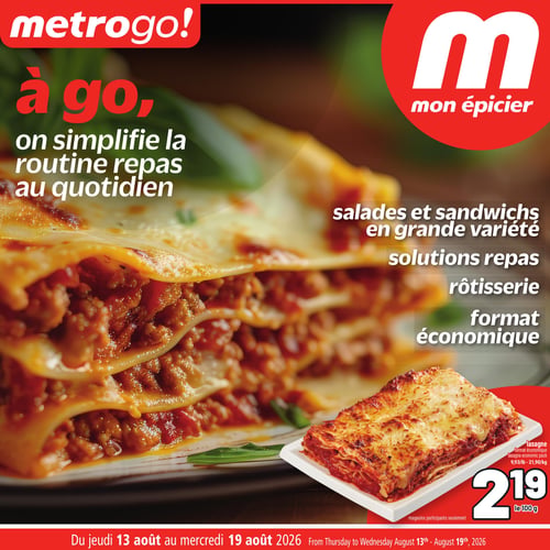 Circulaire Metro - À Go ! - Page 1