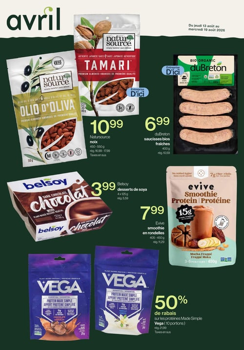 Circulaire Avril - Supermarché Santé - Page 1