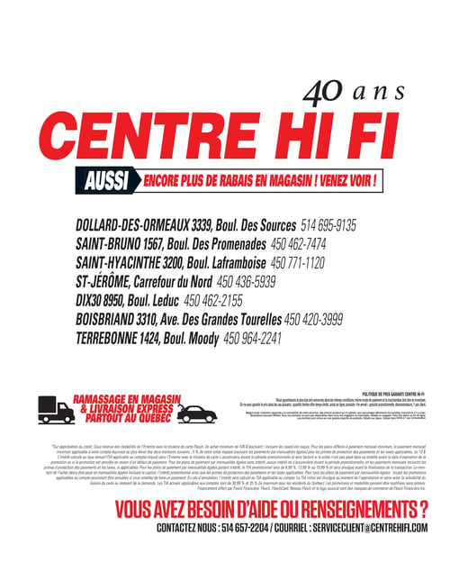 Circulaire Centre HI-FI - Page 92