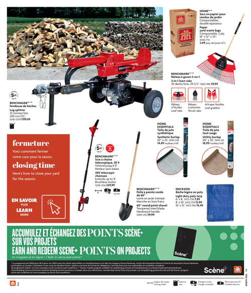 Circulaire Home Hardware - Automne et Hiver - Page 2