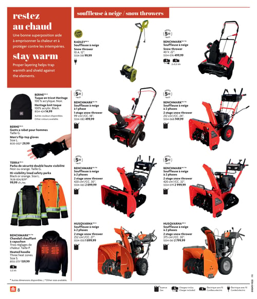 Circulaire Home Hardware - Automne et Hiver - Page 8