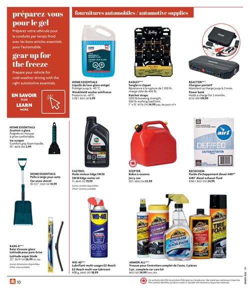 Circulaire Home Hardware - Automne et Hiver - Page 10