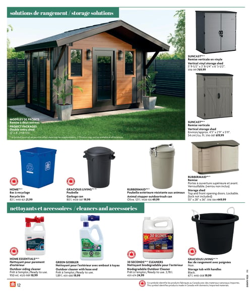 Circulaire Home Hardware - Automne et Hiver - Page 12