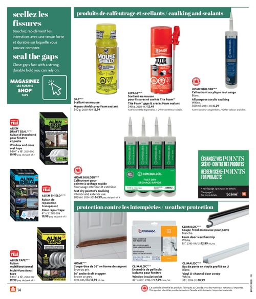 Circulaire Home Hardware - Automne et Hiver - Page 14