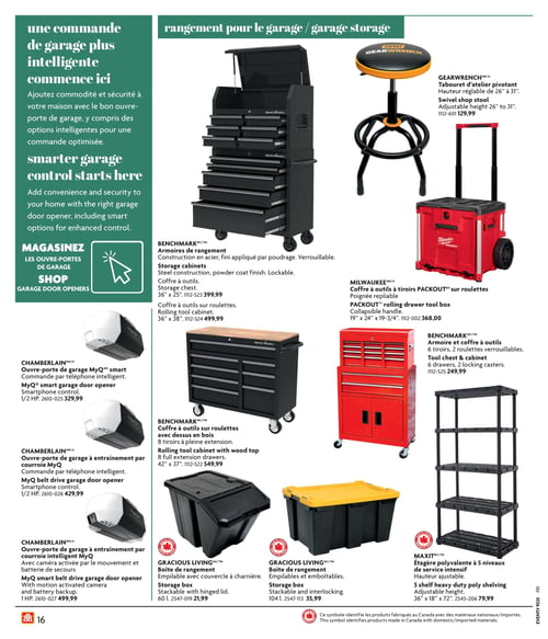 Circulaire Home Hardware - Automne et Hiver - Page 16