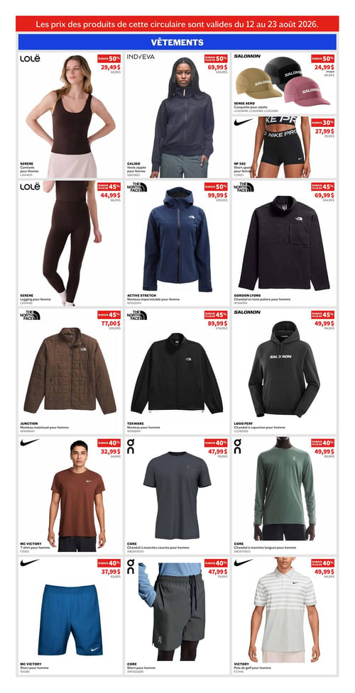 Circulaire Sports Experts - Grande Ouverture Carrefour Laval - Page 2