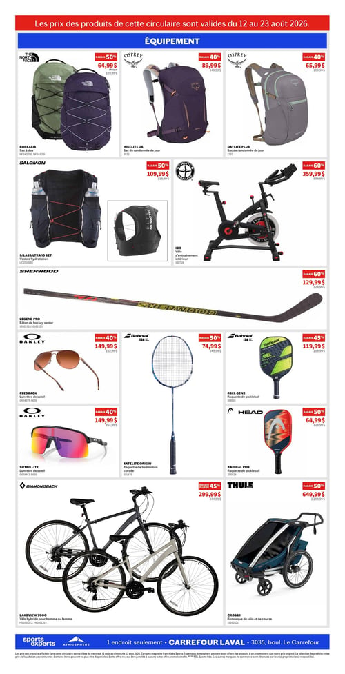 Circulaire Sports Experts - Grande Ouverture Carrefour Laval - Page 4