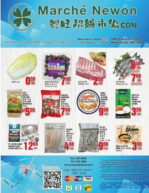 Circulaire Marché Newon Jean Talon - Page 1