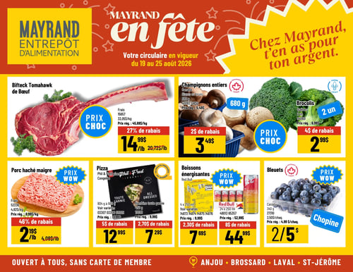 Circulaire Mayrand Entrepôt D'alimentation - Page 1
