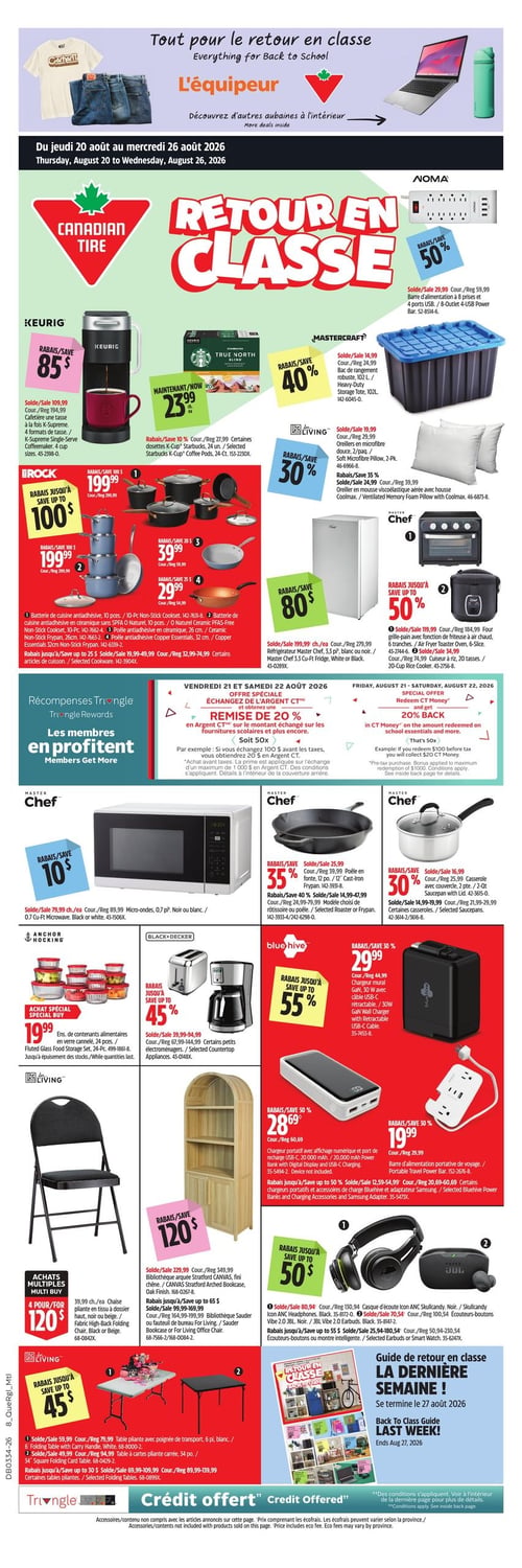 Circulaire Canadian Tire - Page 1