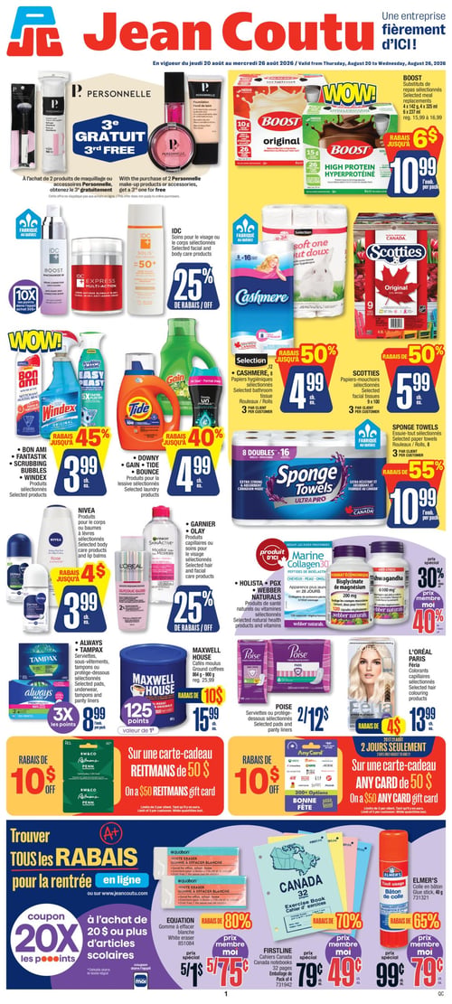 Circulaire Jean Coutu - Page 1