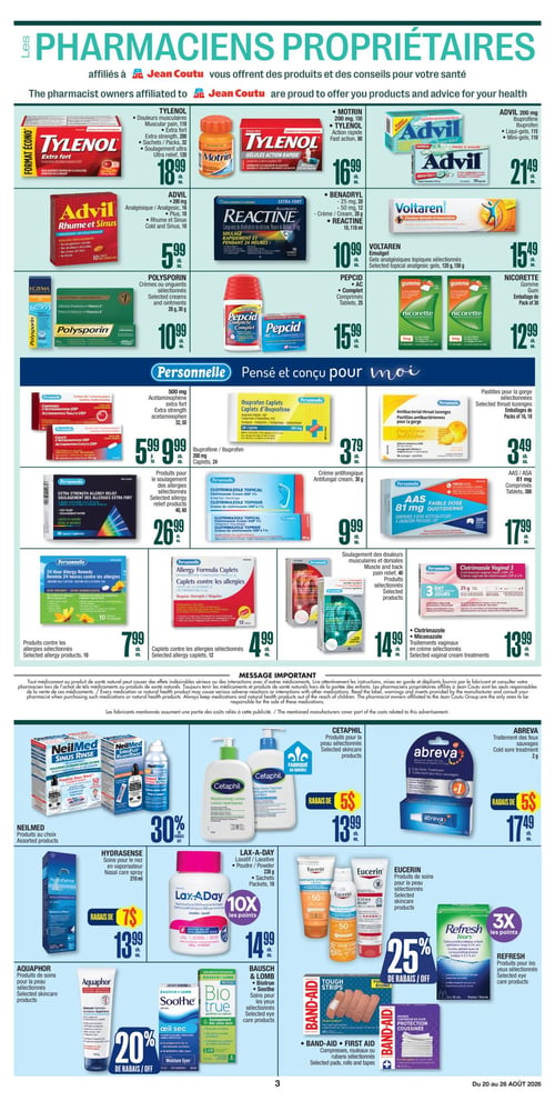 Circulaire Jean Coutu - Santé Beauté - Page 3